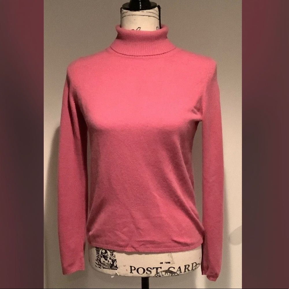 Lord & Taylor 100% Cashmere Turtleneck Sweater